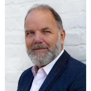 Portrait of Revd Paul Cowley MBE